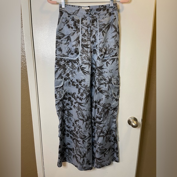 Anthropologie / palazzo utility pants/ wide leg / size XS / 0/ waist 24 - Picture 3 of 16